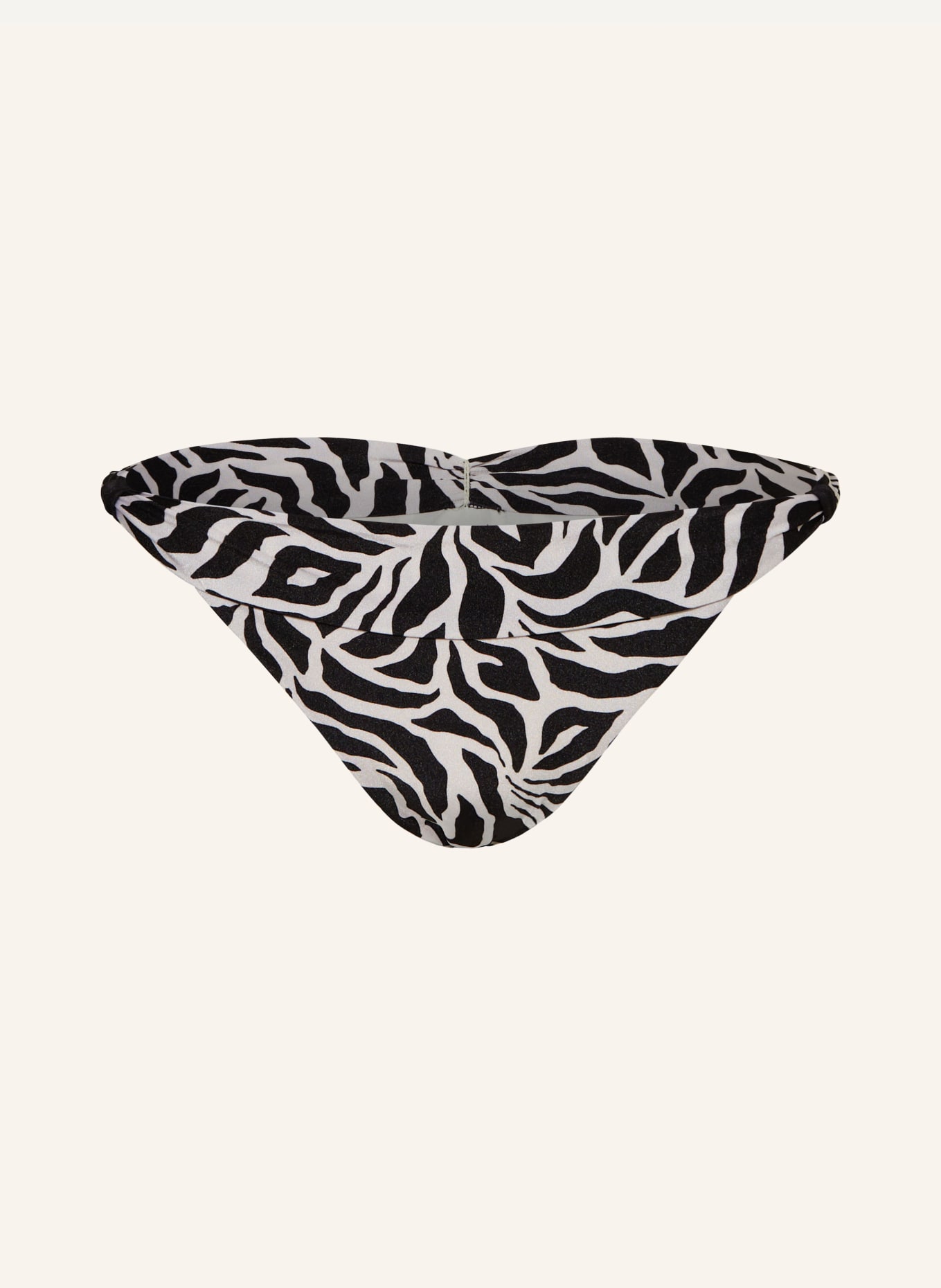 BANANA MOON COUTURE Basic bikini bottoms ZEBRAS MIVRA, Color: BLACK/ ECRU (Image 1)