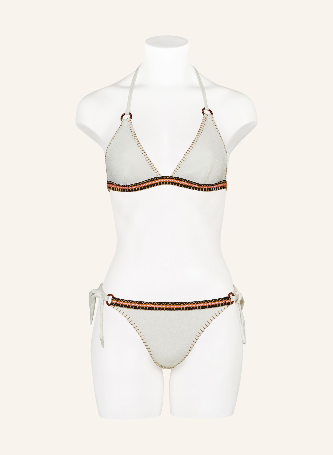 BANANA MOON Triangle bikini bottoms SANTANY SIMA, Color: ECRU (Image 2)