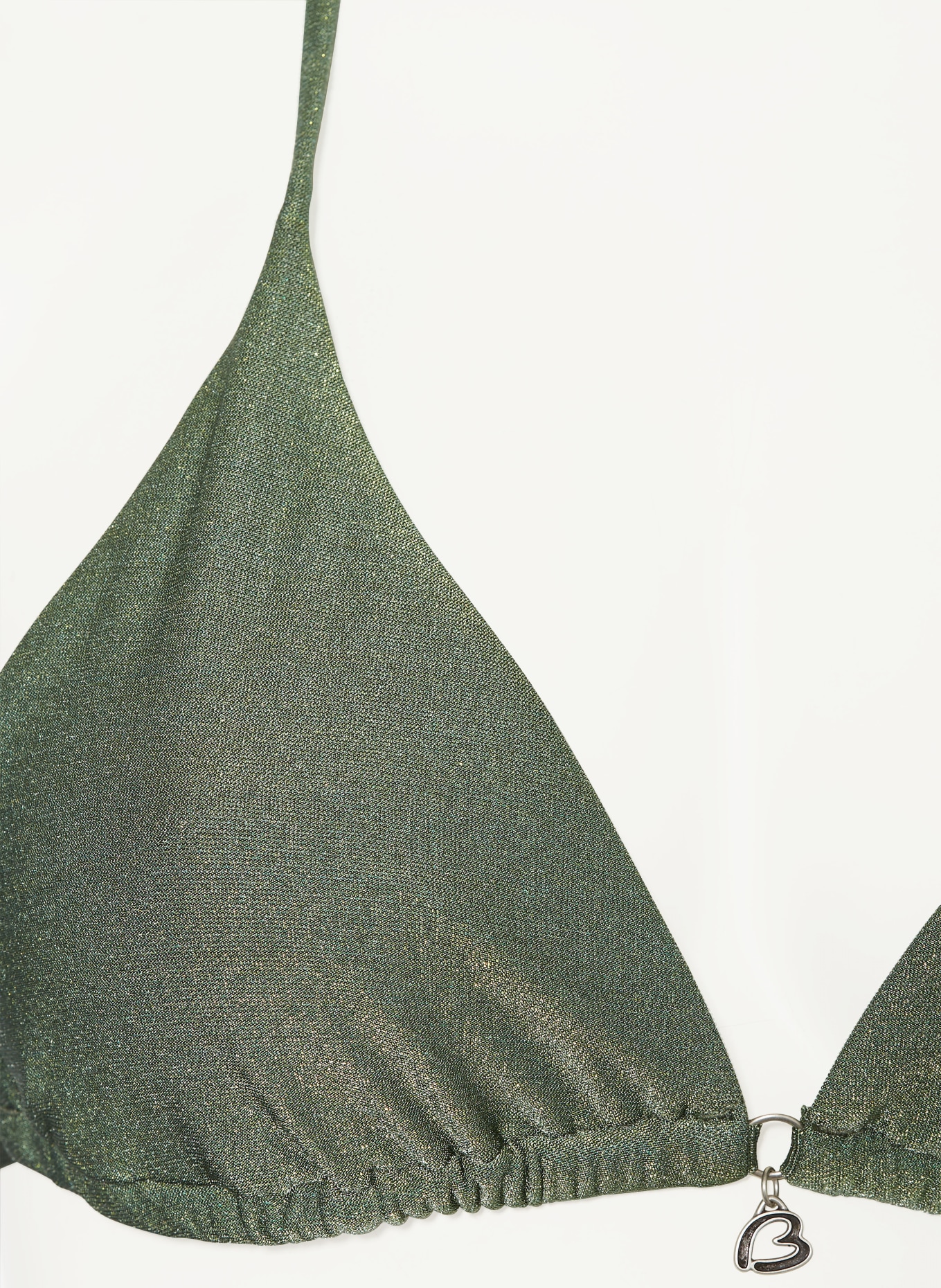 BANANA MOON Triangle bikini top SEAGLITTER RICO, Color: GREEN (Image 4)