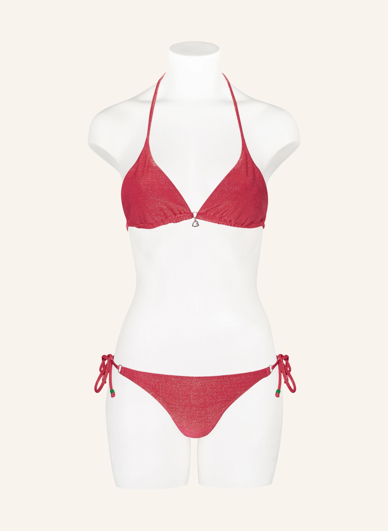 BANANA MOON Triangle bikini top SEAGLITTER RICO: PINK