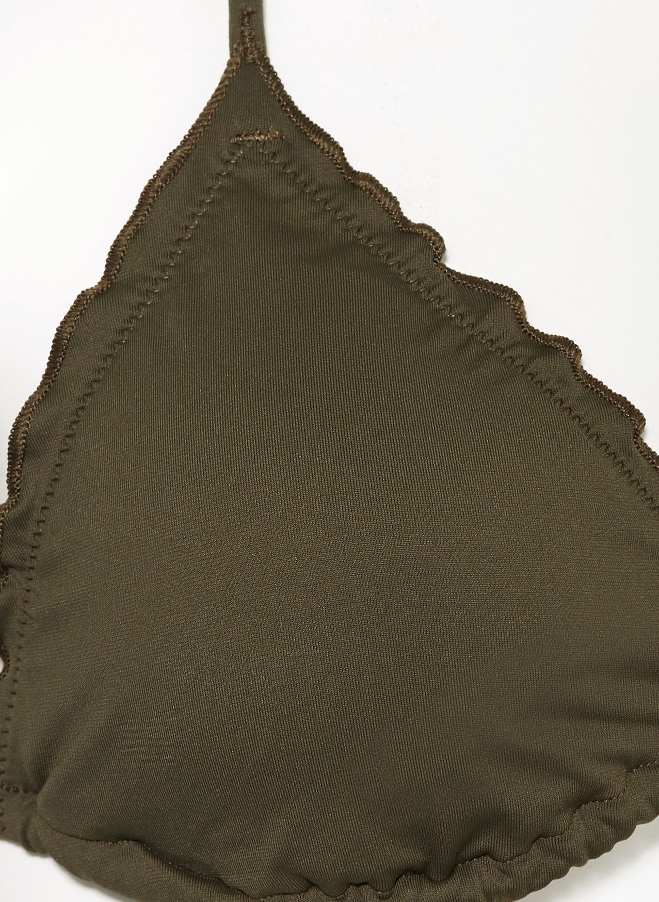 BANANA MOON Triangle bikini top COLORSUN CIRO, Color: KHAKI (Image 4)