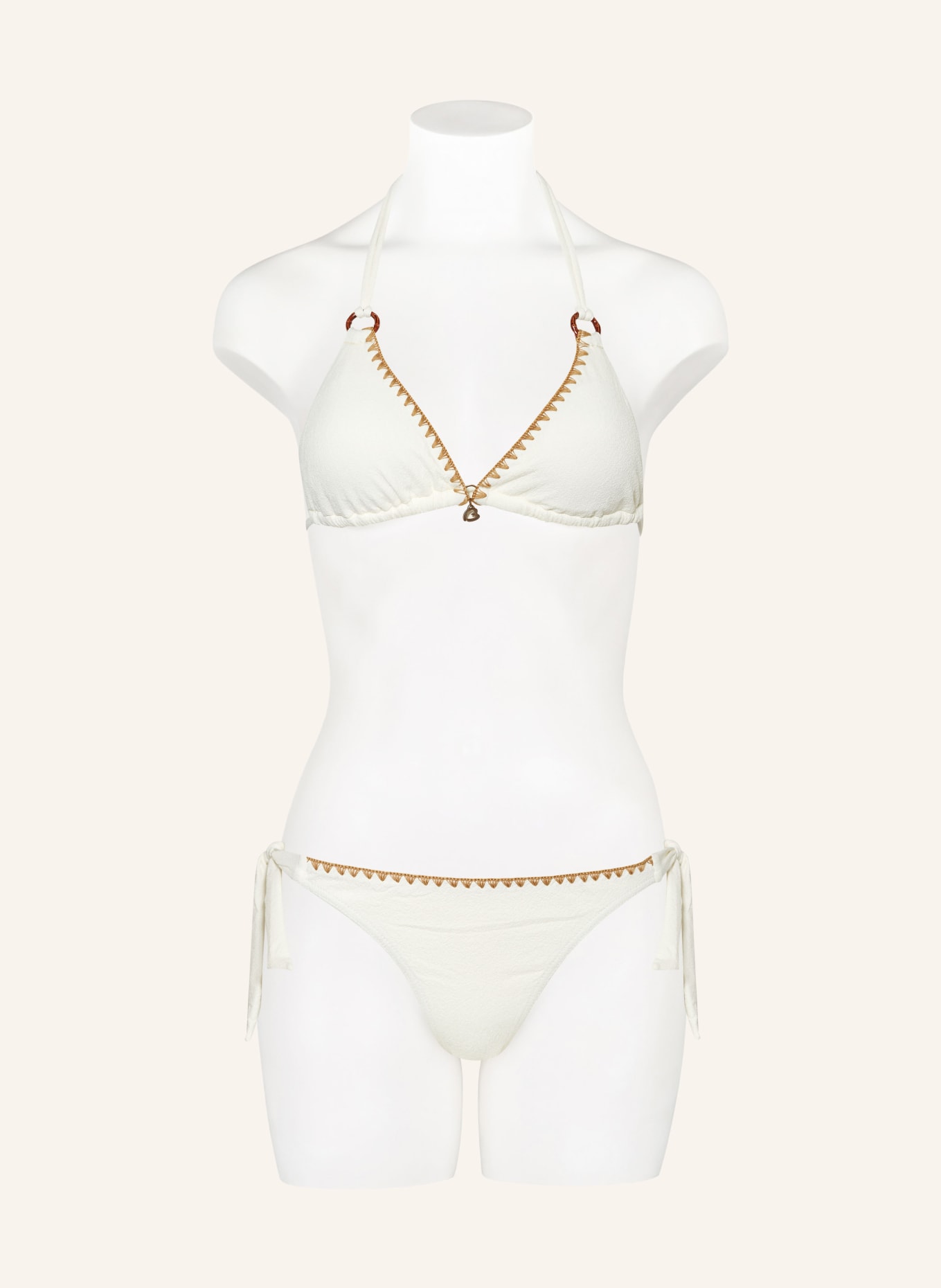 BANANA MOON Triangle bikini top SANTAFE YERO, Color: ECRU (Image 2)
