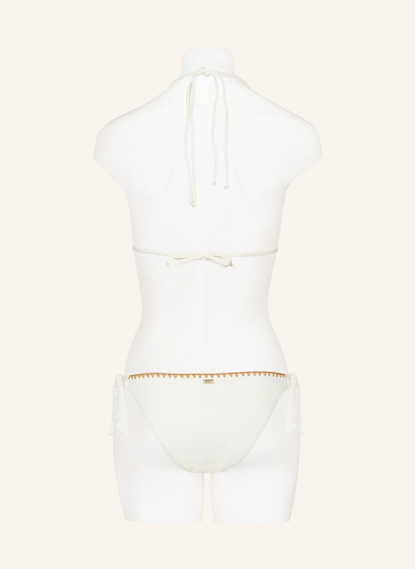 BANANA MOON Triangle bikini top SANTAFE YERO, Color: ECRU (Image 3)