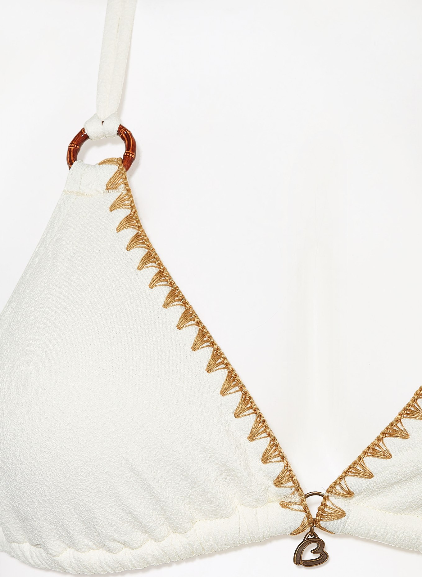 BANANA MOON Triangle bikini top SANTAFE YERO, Color: ECRU (Image 4)