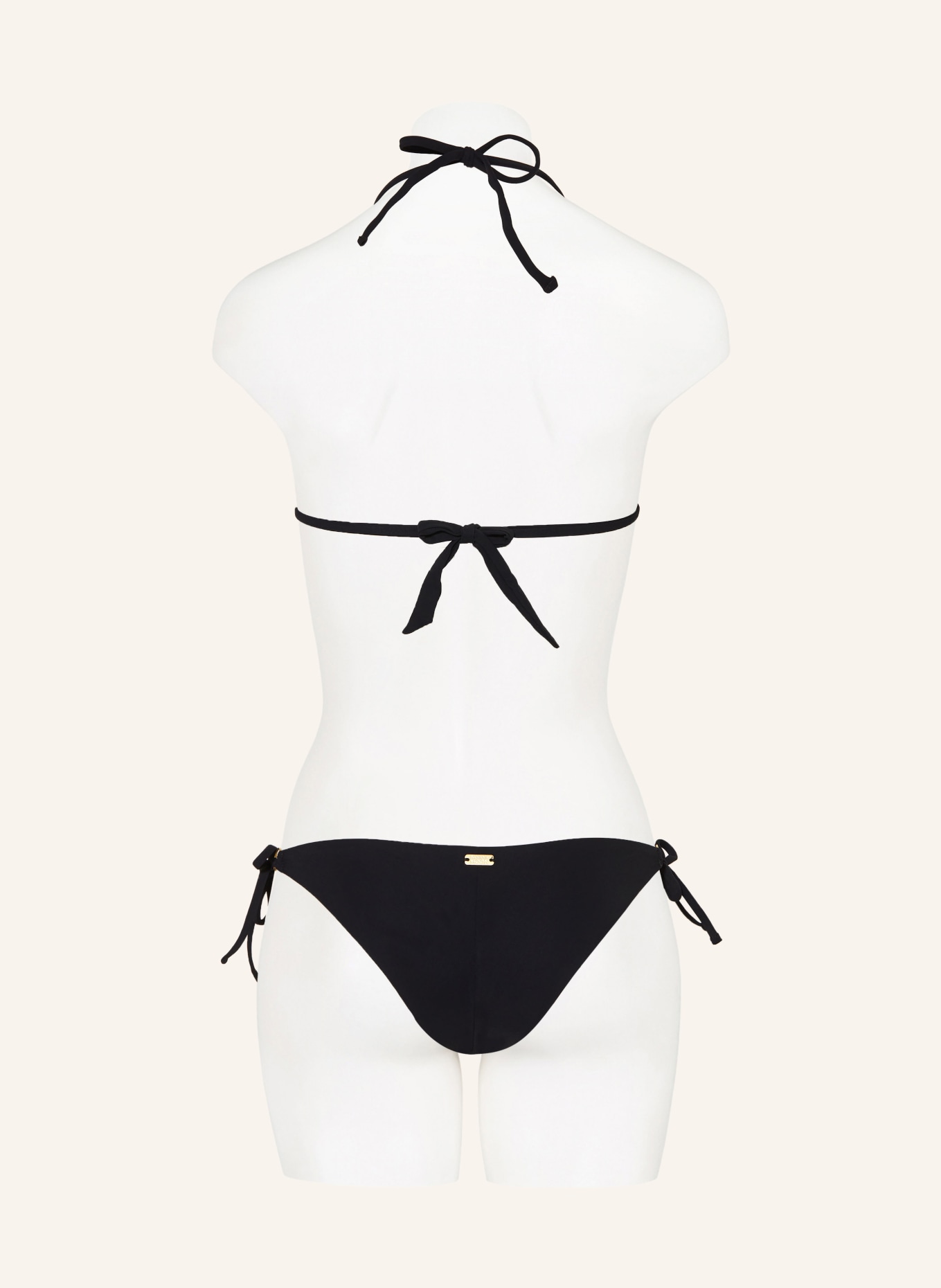 BANANA MOON Triangle bikini top BLACKSAND MINO, Color: BLACK (Image 3)