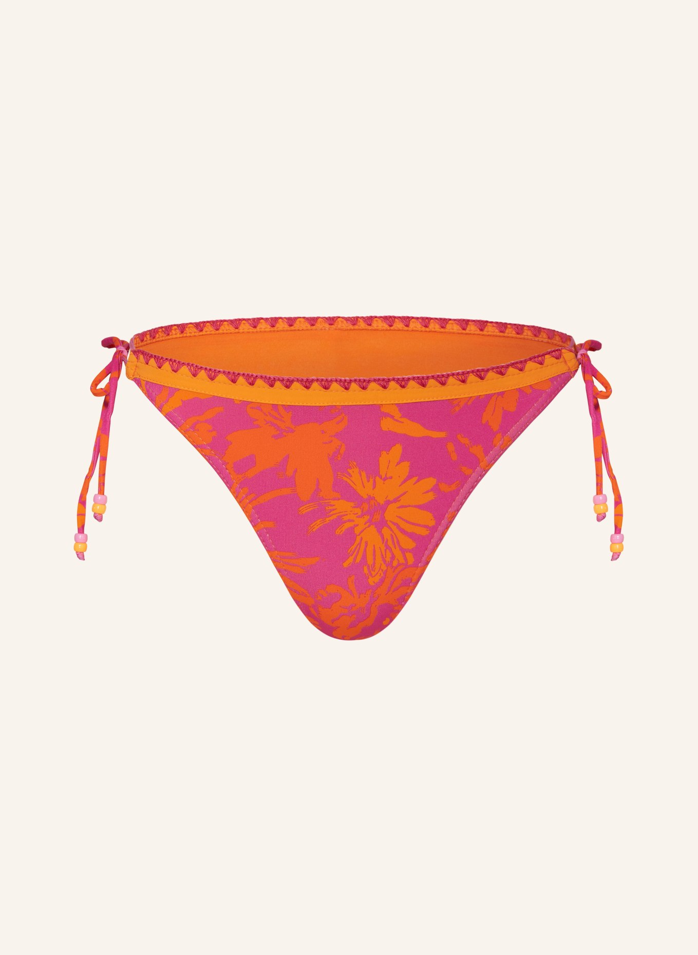 BANANA MOON Triangle bikini bottoms ALTHEA STORA, Color: FUCHSIA/ ORANGE (Image 1)