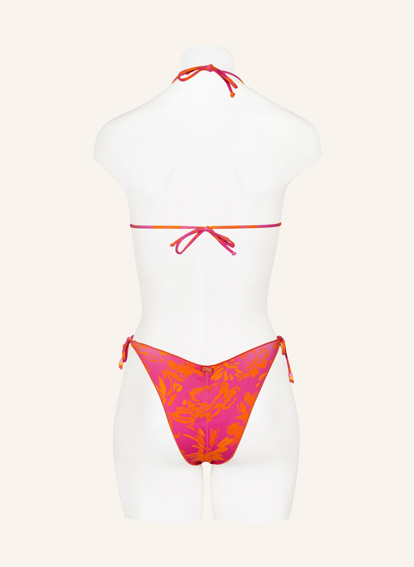 BANANA MOON Bikini trójkątne ALTHEA CIROLUMA, Kolor: MOCNORÓŻOWY/ POMARAŃCZOWY (Obrazek 3)