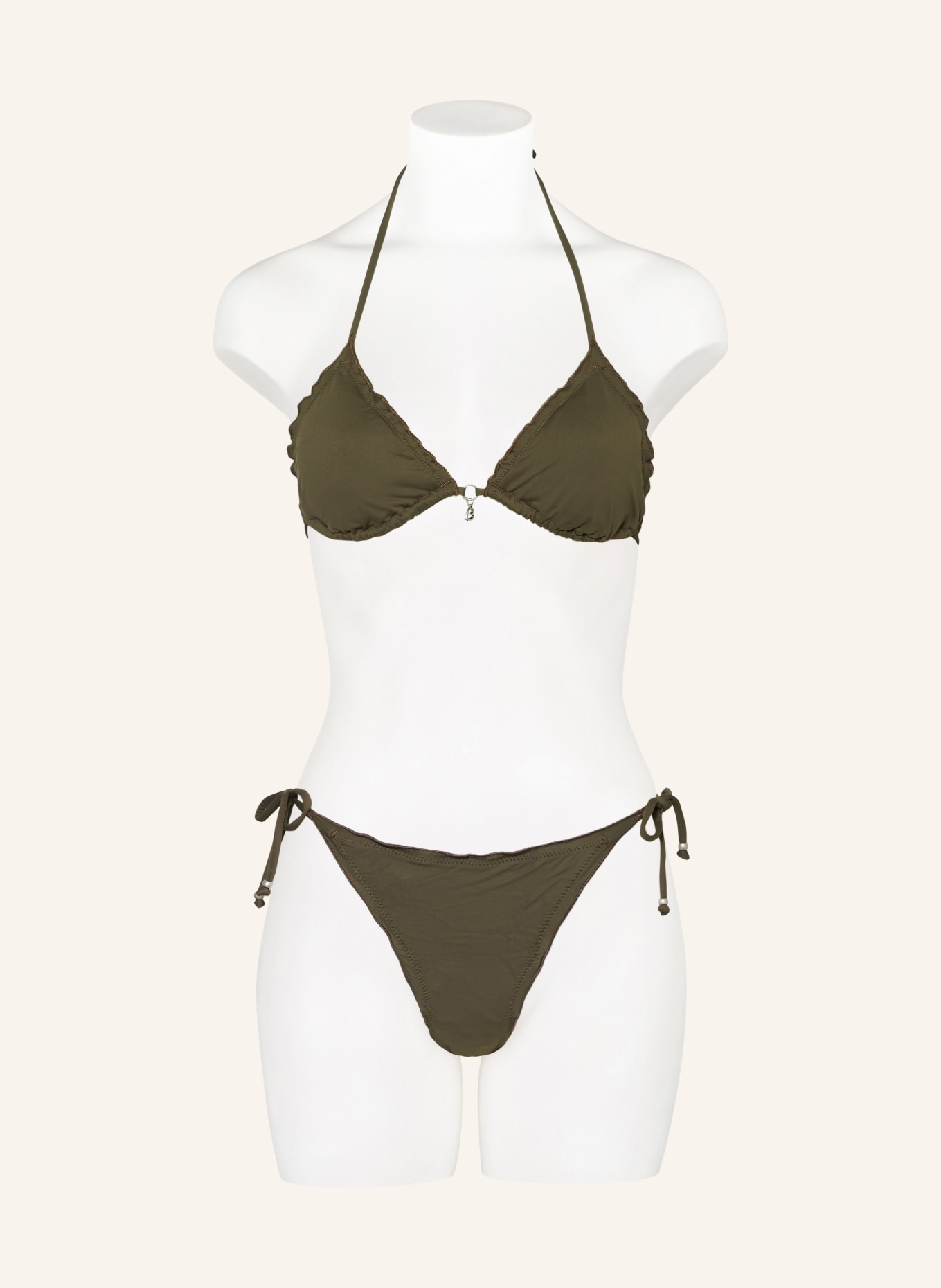 BANANA MOON Triangle bikini bottoms COLORSUN LUMA, Color: KHAKI (Image 2)