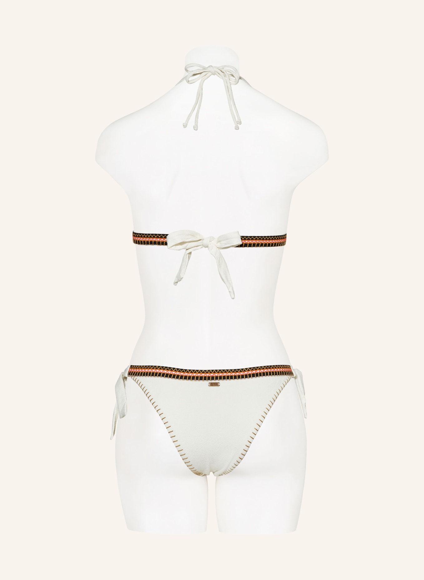 BANANA MOON Triangle bikini top SANTANY WAKO, Color: ECRU (Image 3)