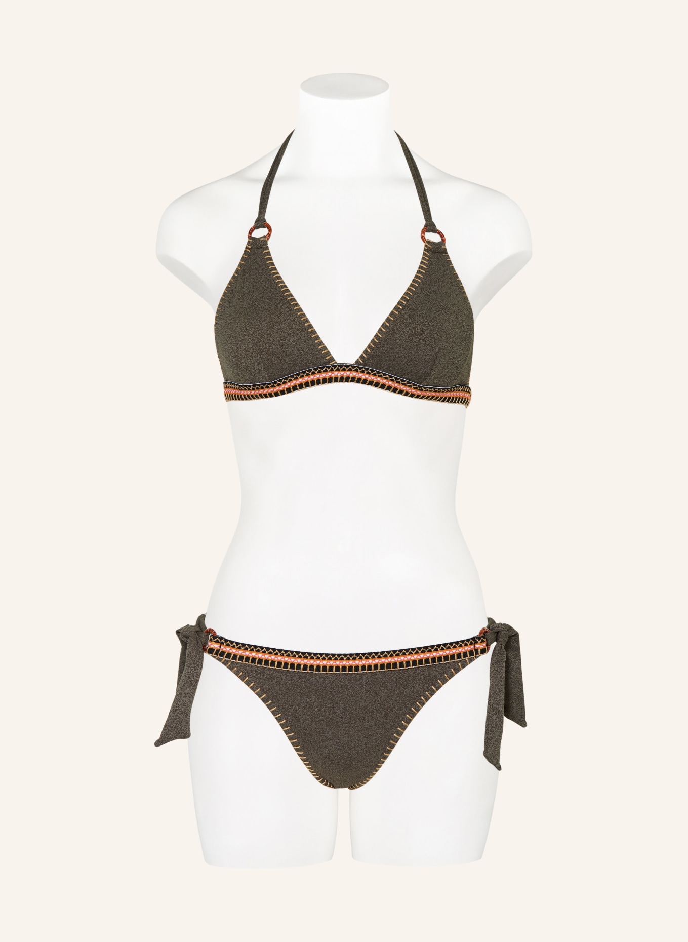 BANANA MOON Triangel-Bikini-Top SANTANY WAKO, Farbe: KHAKI (Bild 2)