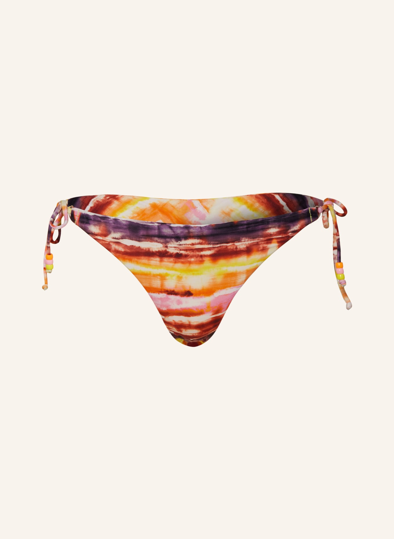 BANANA MOON Triangle bikini bottoms HORIZONTE LINA, Color: DARK ORANGE/ PINK/ YELLOW (Image 1)