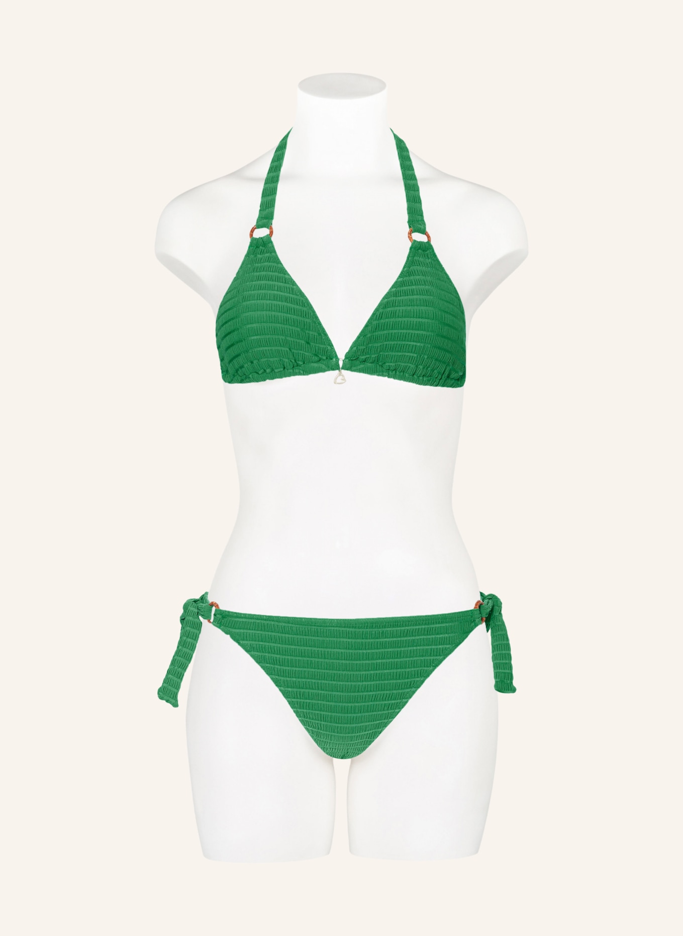 BANANA MOON Triangle bikini top GROOVE LIKO, Color: GREEN (Image 2)