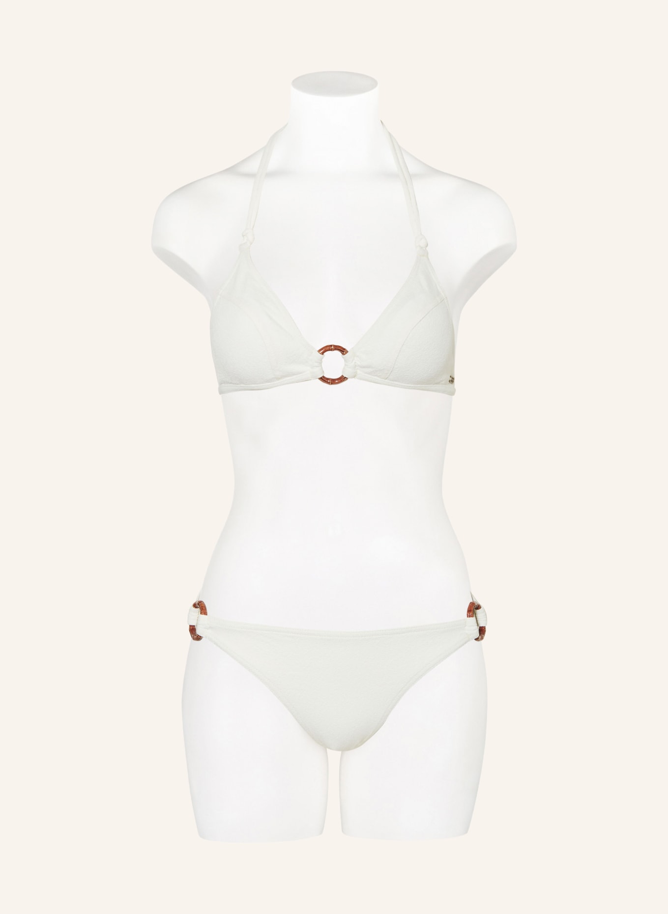 BANANA MOON Basic bikini bottoms SANTAFE VAIVA, Color: ECRU (Image 2)