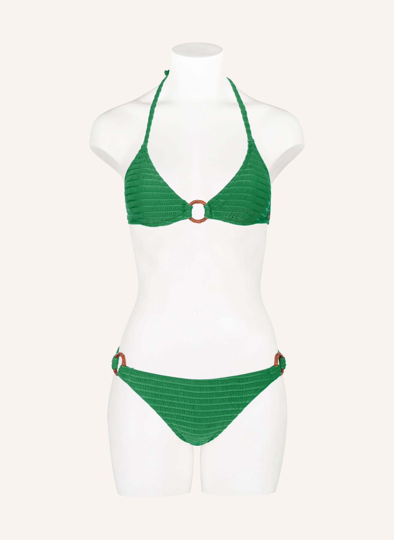BANANA MOON Triangle bikini top GROOVE DINEW, Color: GREEN (Image 2)