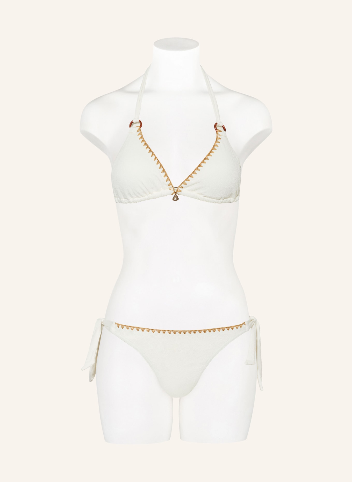 BANANA MOON Triangle bikini bottoms SANTAFE DIMKA, Color: ECRU (Image 2)