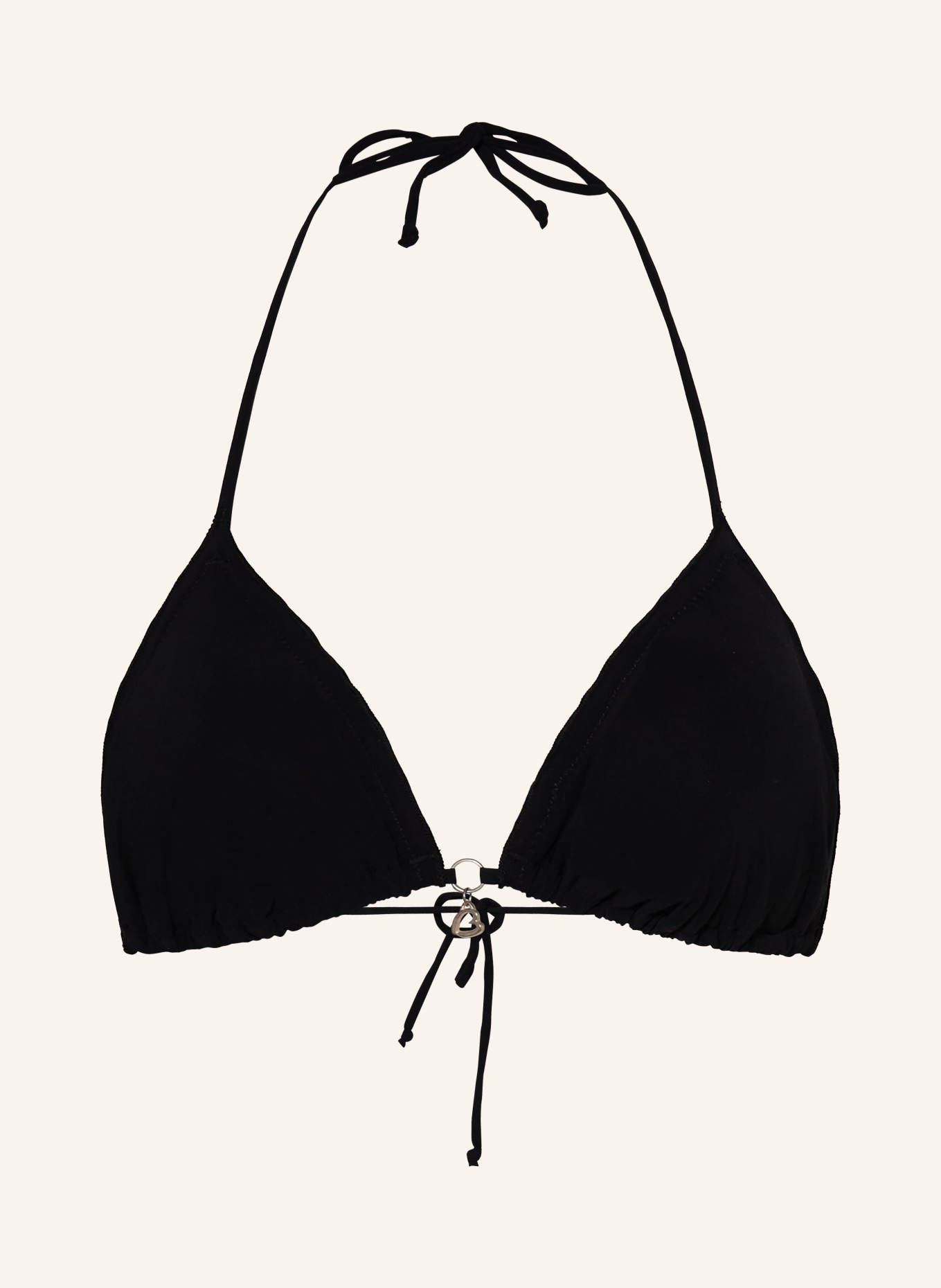 BANANA MOON Triangle bikini top BLACKSAND CIRO, Color: BLACK (Image 1)