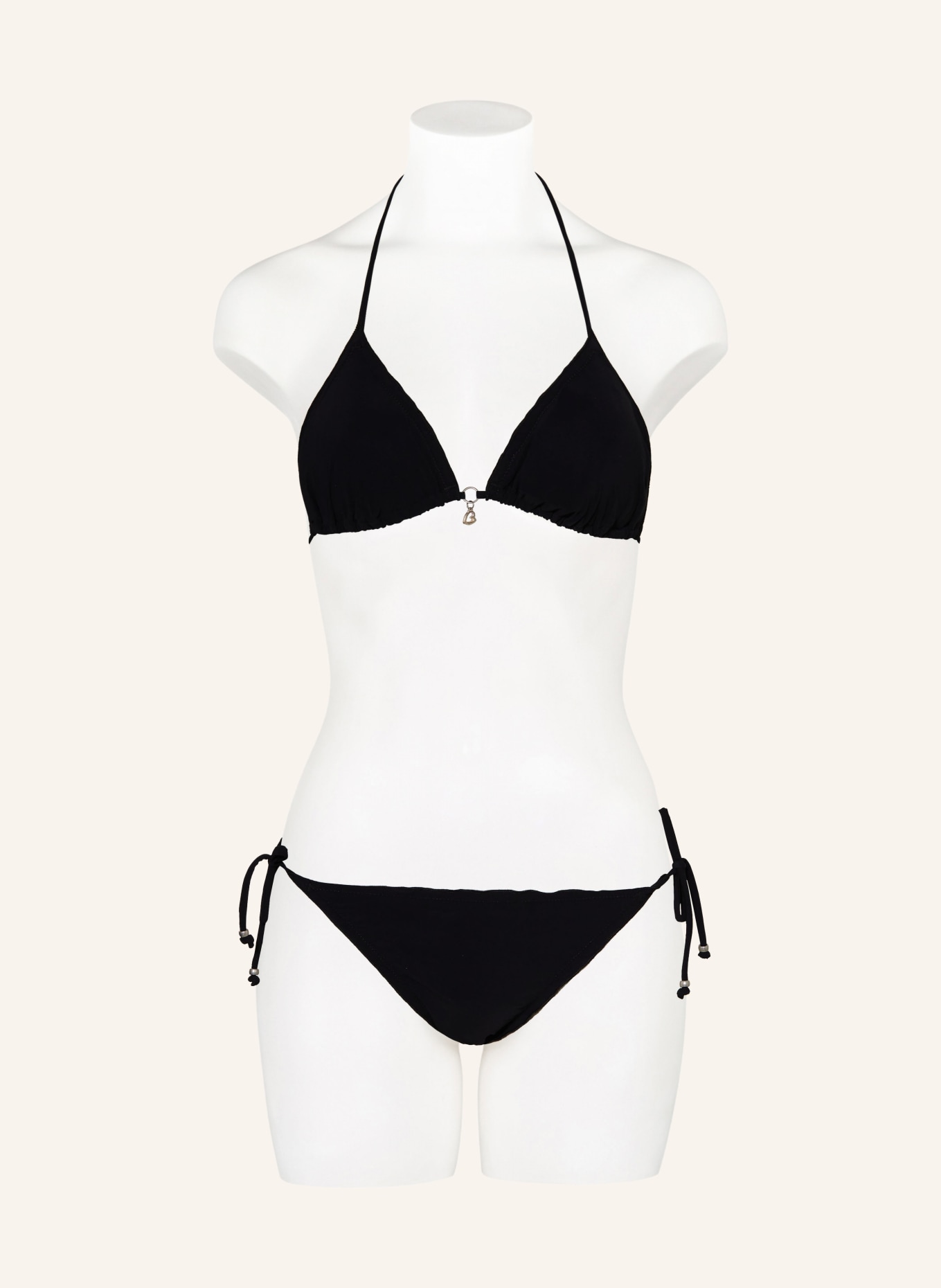 BANANA MOON Triangle bikini top BLACKSAND CIRO, Color: BLACK (Image 2)