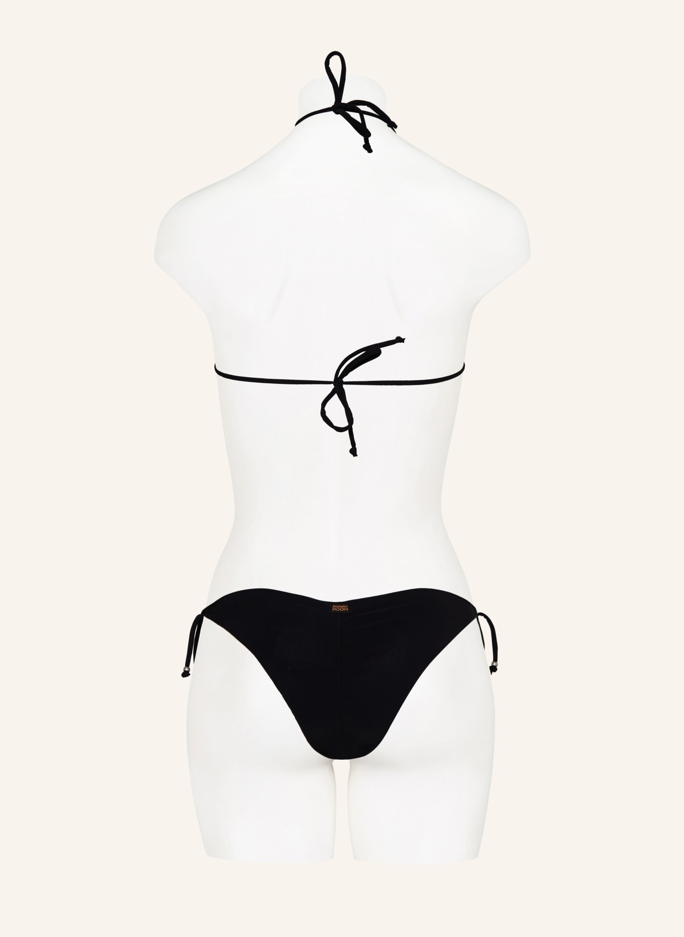 BANANA MOON Triangle bikini top BLACKSAND CIRO, Color: BLACK (Image 3)