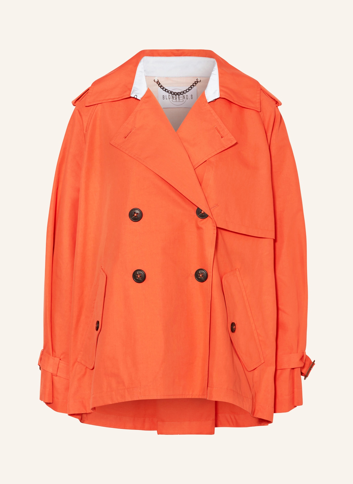 BLONDE No.8 Trench coat EVA, Color: ORANGE (Image 1)