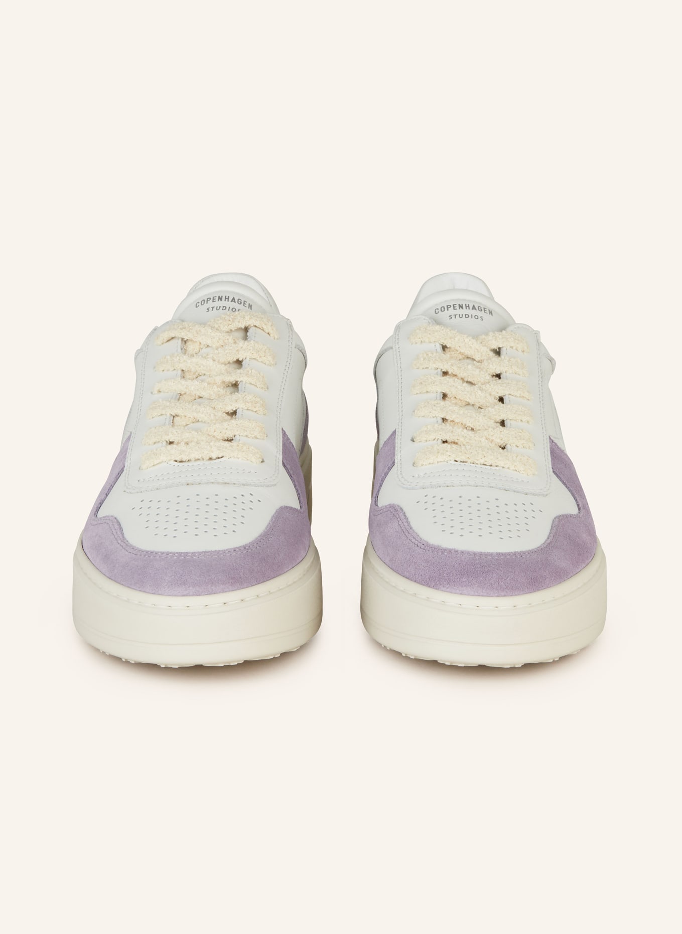 COPENHAGEN Platform sneakers CPH75, Color: WHITE/ LIGHT PURPLE (Image 3)