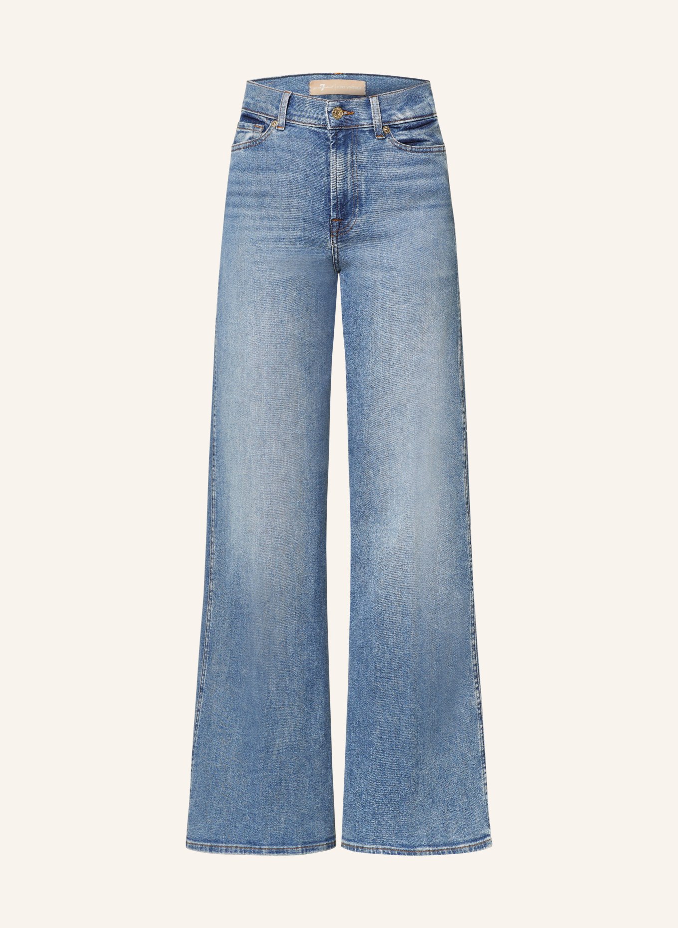 7 for all mankind Straight Jeans LOTTA, Farbe: MID BLUE (Bild 1)