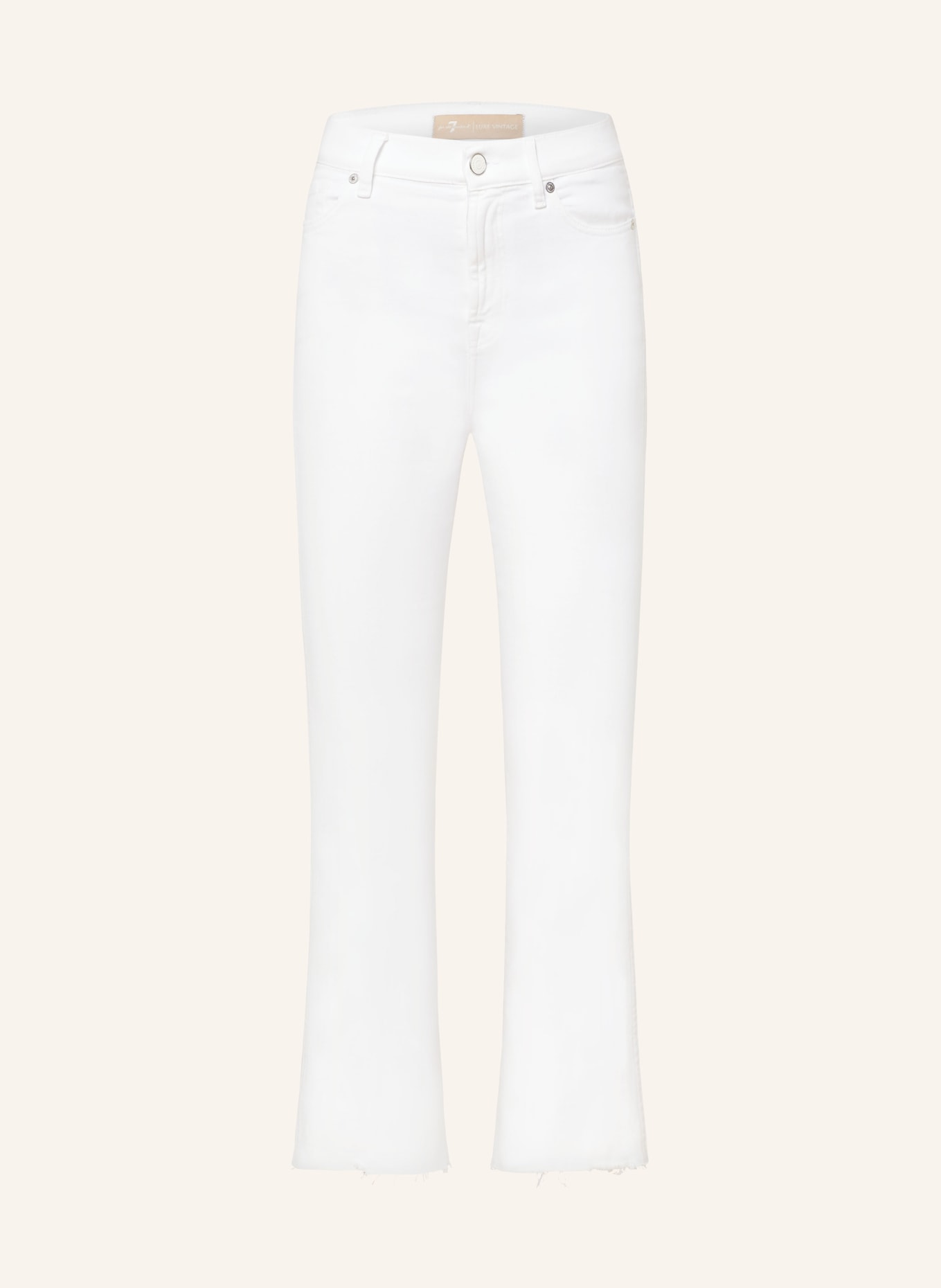 7 for all mankind 7/8-Jeans, Farbe: WEISS (Bild 1)