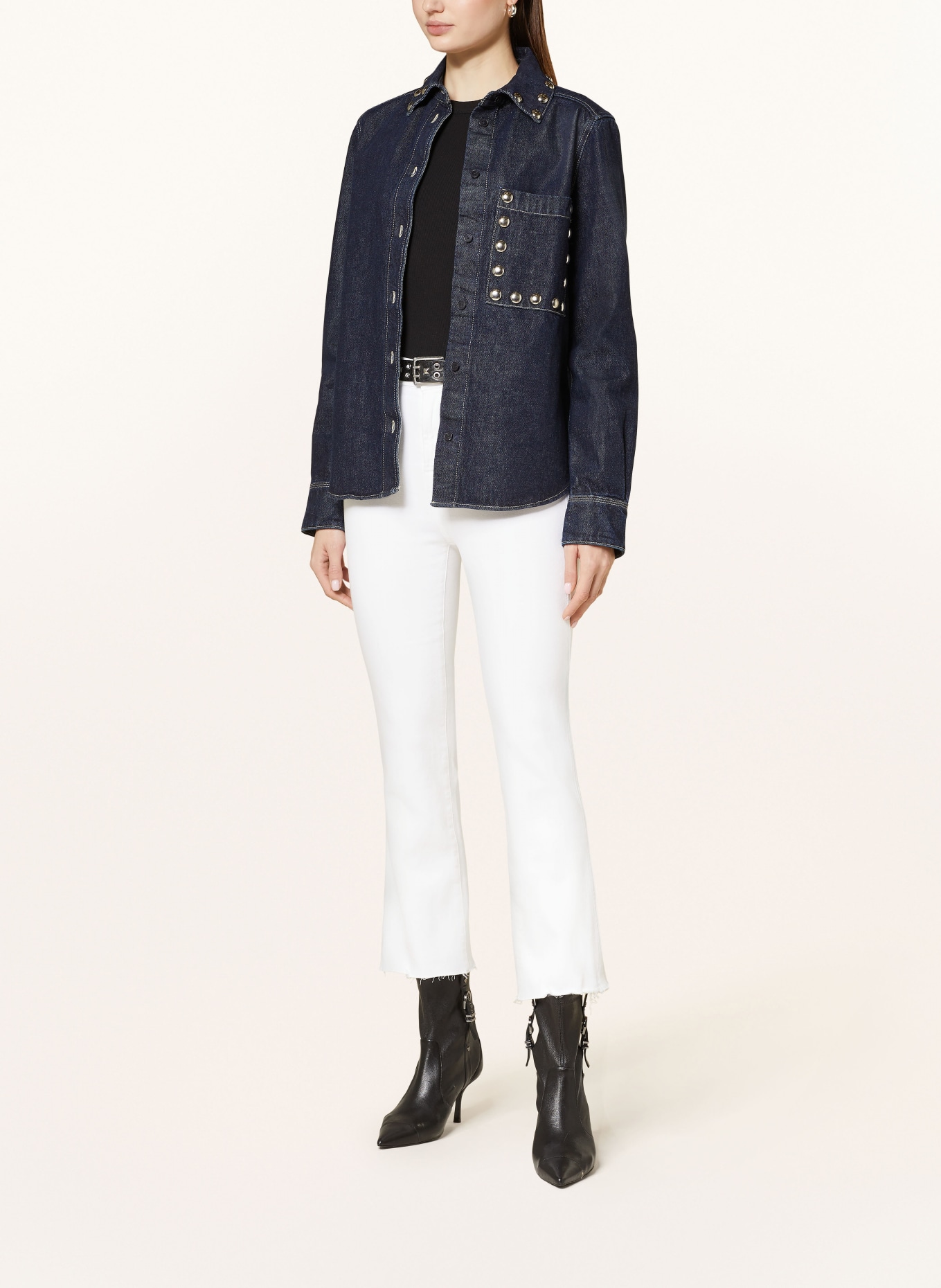 7 for all mankind 7/8-Jeans, Farbe: WEISS (Bild 2)