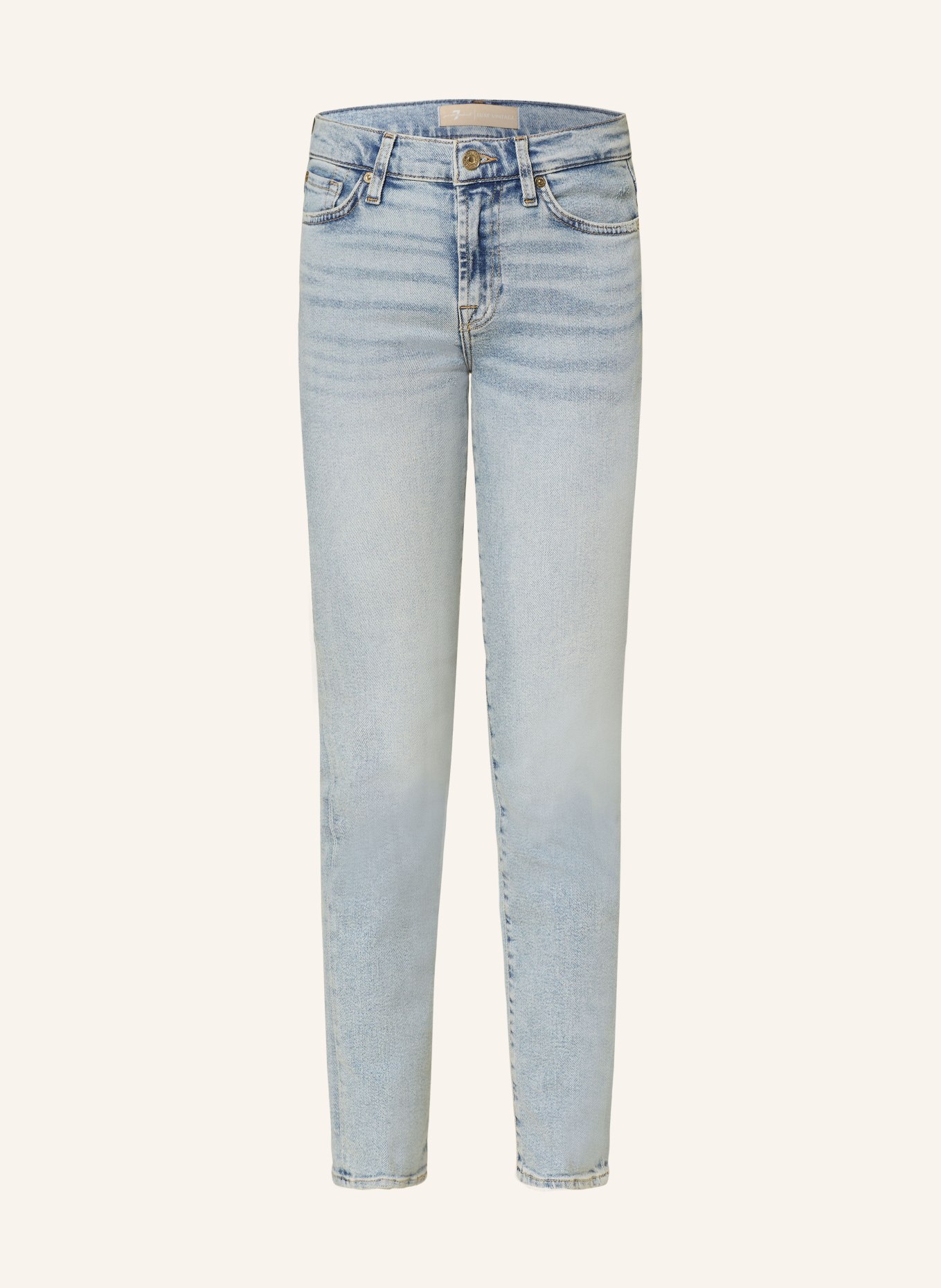 7 for all mankind Skinny Jeans ROXANNE LUXE VINTAGE, Farbe: LIGHT BLUE (Bild 1)