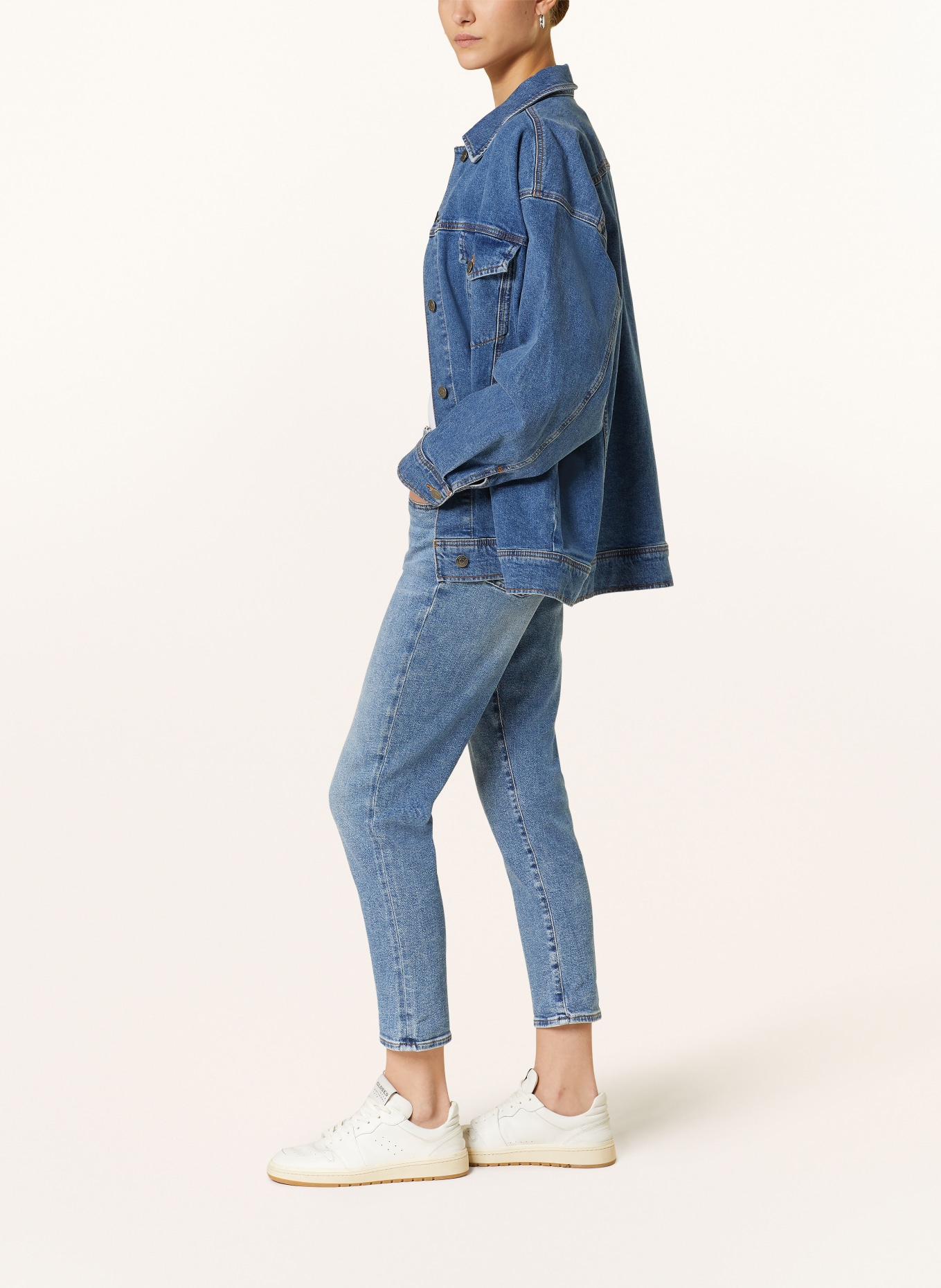 7 for all mankind 7/8 jeans JOSEFINA, Color: MID BLUE (Image 4)
