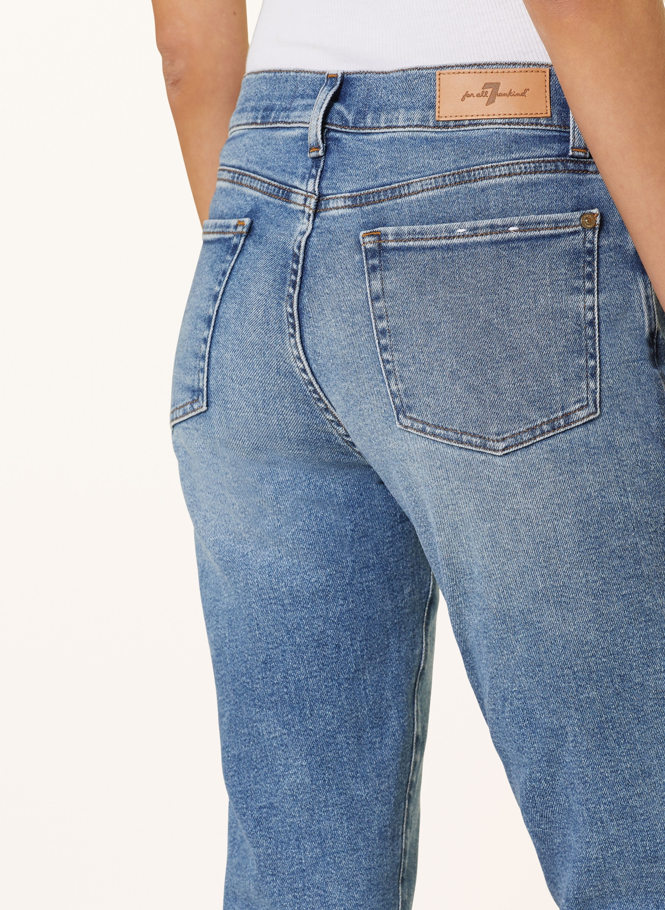 7 for all mankind 7/8 jeans JOSEFINA, Color: MID BLUE (Image 5)