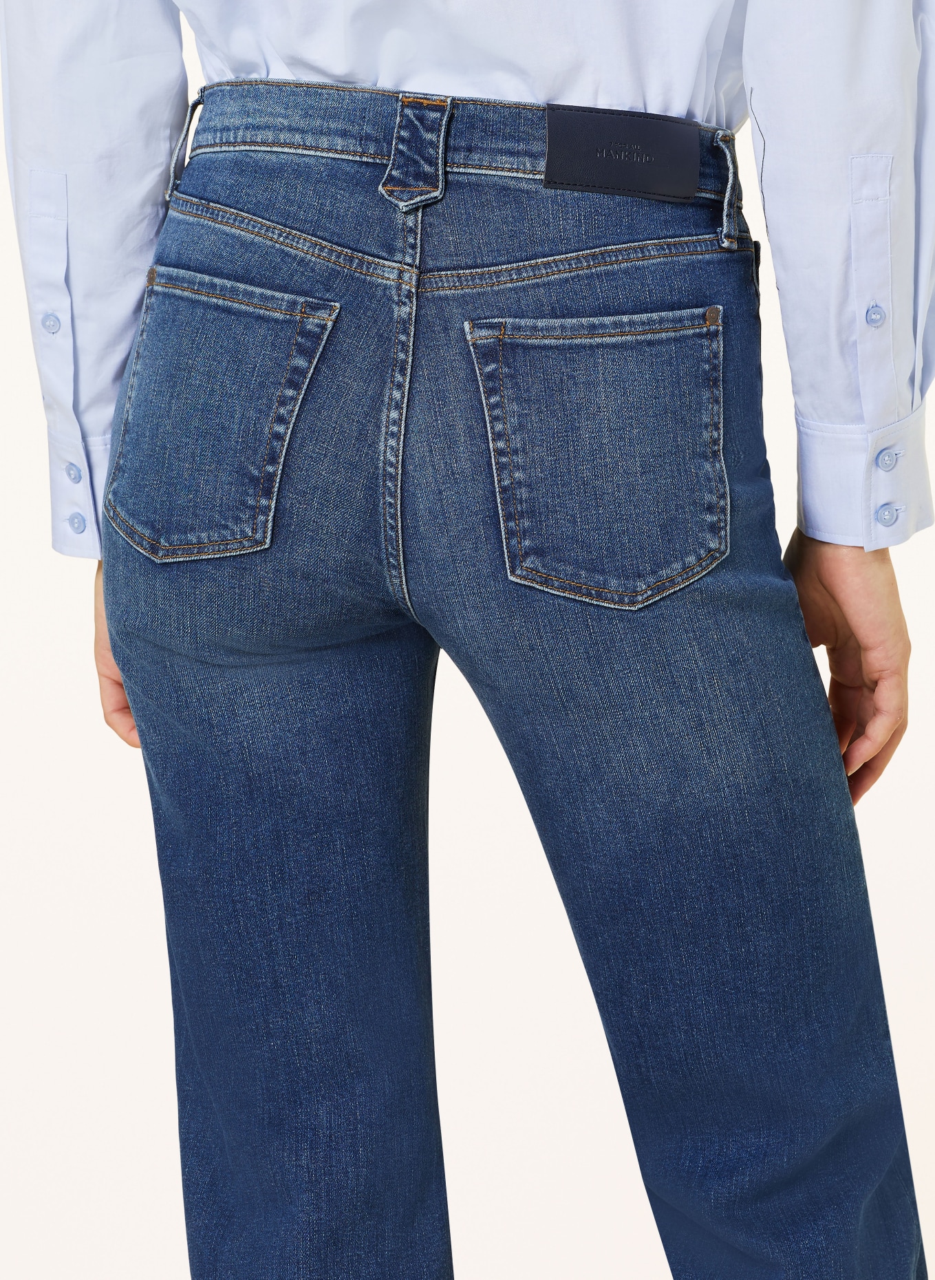 7 for all mankind Straight jeans WAYNE, Color: DARK BLUE (Image 5)