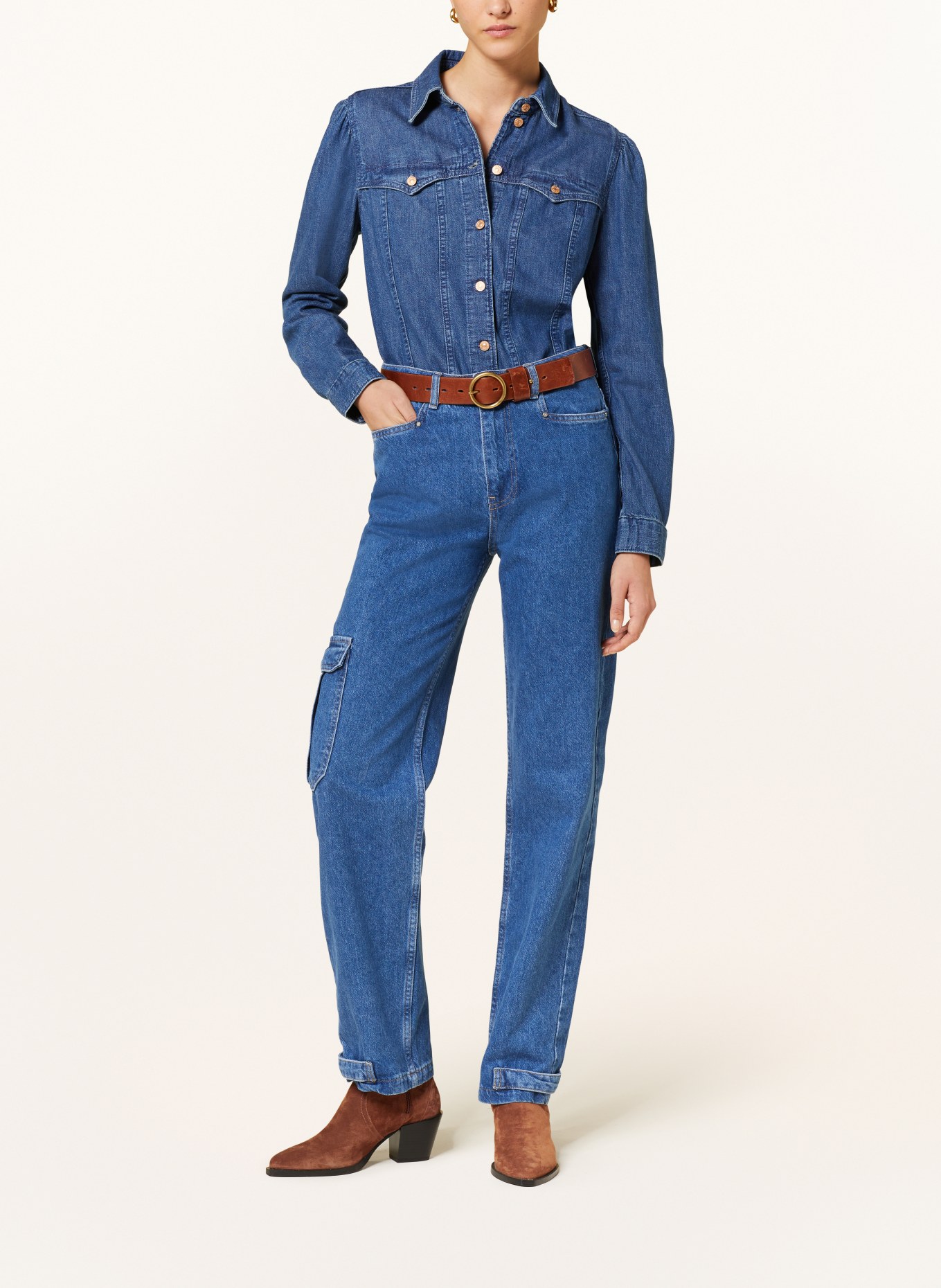 7 for all mankind Denim blouse DOLLY, Color: BLUE (Image 2)