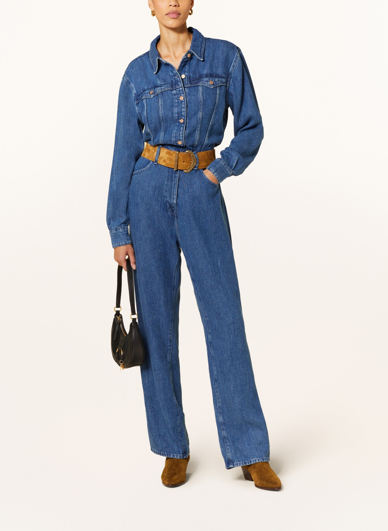 7 for all mankind Jeans-Jumpsuit DOLLY, Farbe: DARK BLUE (Bild 2)
