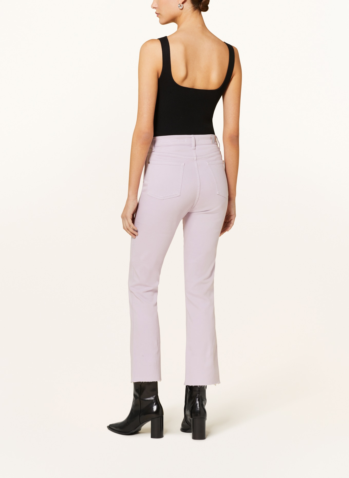 7 for all mankind Flared Jeans, Farbe: HELLLILA (Bild 3)
