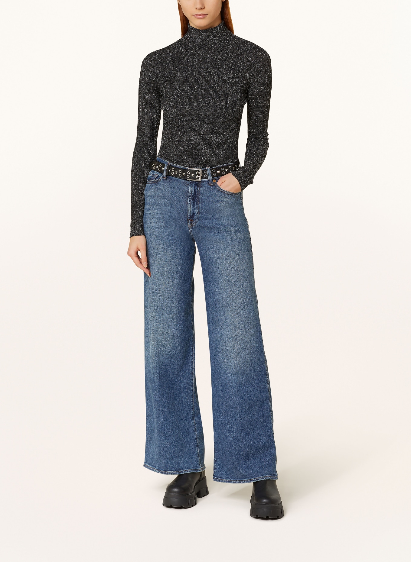 7 for all mankind Straight jeans LOTTA, Color: DARK BLUE (Image 2)