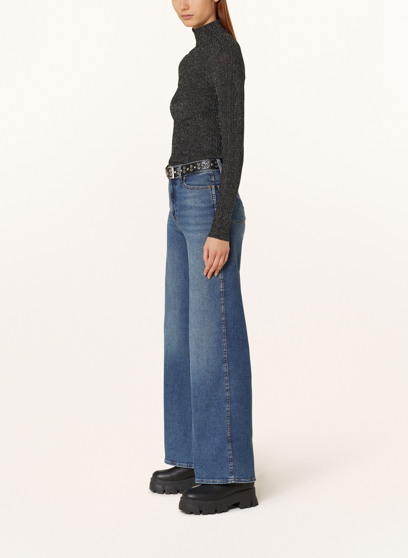 7 for all mankind Straight jeans LOTTA, Color: DARK BLUE (Image 4)