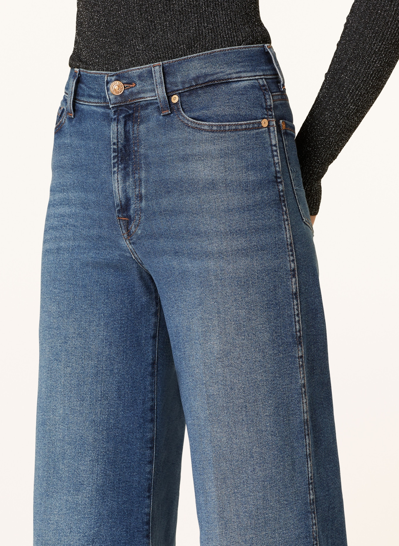 7 for all mankind Straight jeans LOTTA, Color: DARK BLUE (Image 5)