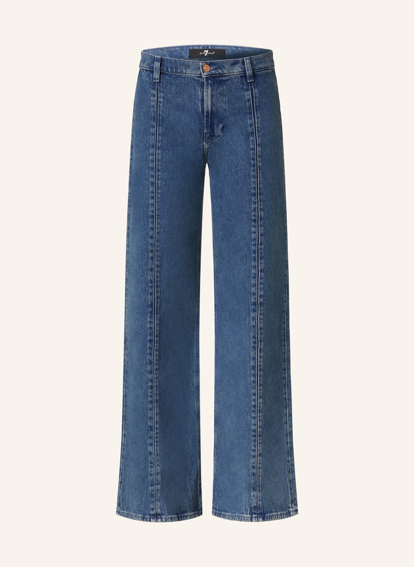 7 for all mankind Straight Jeans WESTERN LOTTA, Farbe: DARK BLUE (Bild 1)
