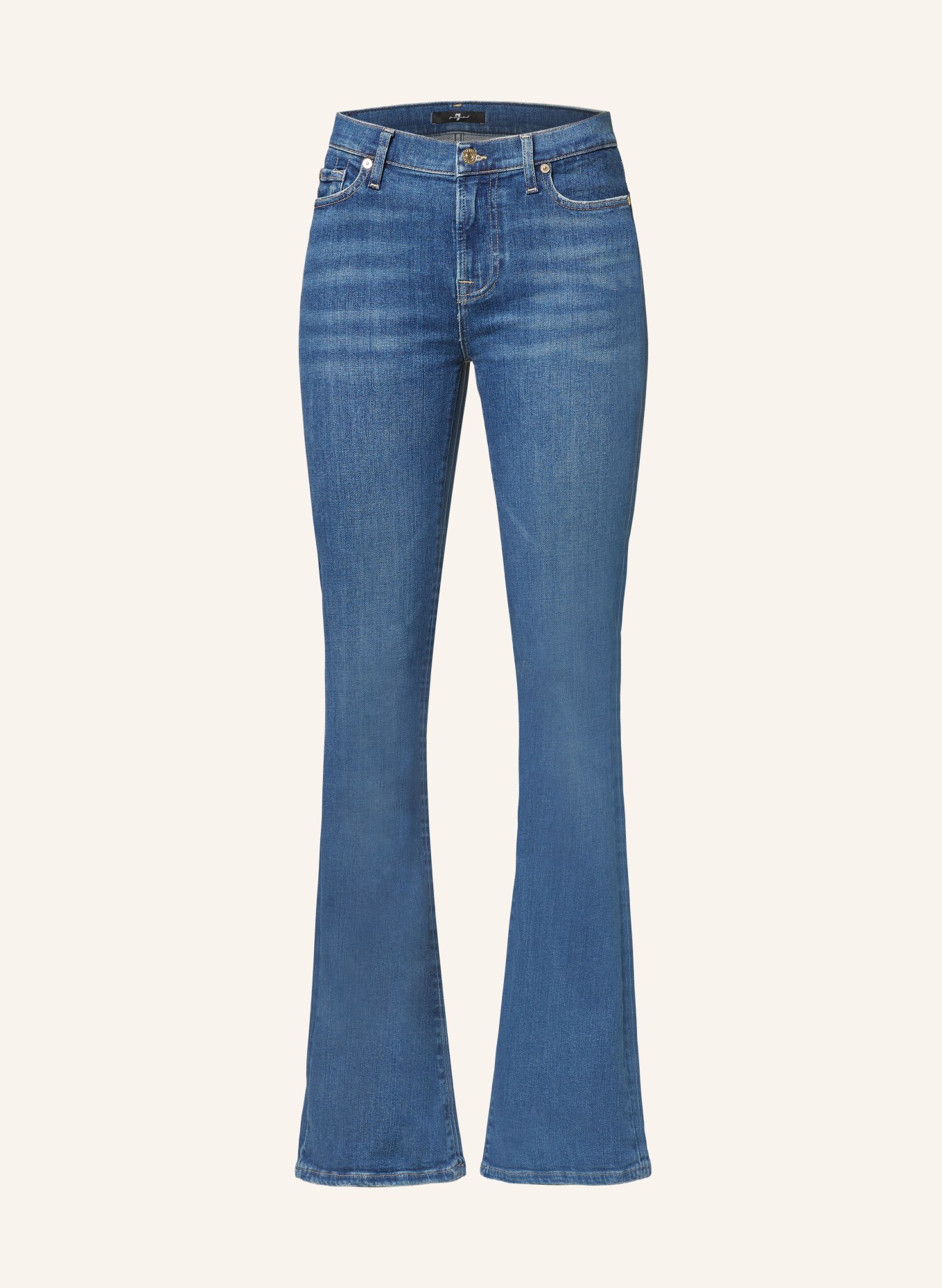 7 for all mankind Flared jeans ALI, Color: MID BLUE (Image 1)
