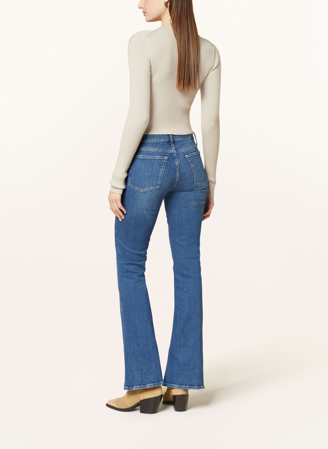 7 for all mankind Flared jeans ALI, Color: MID BLUE (Image 3)