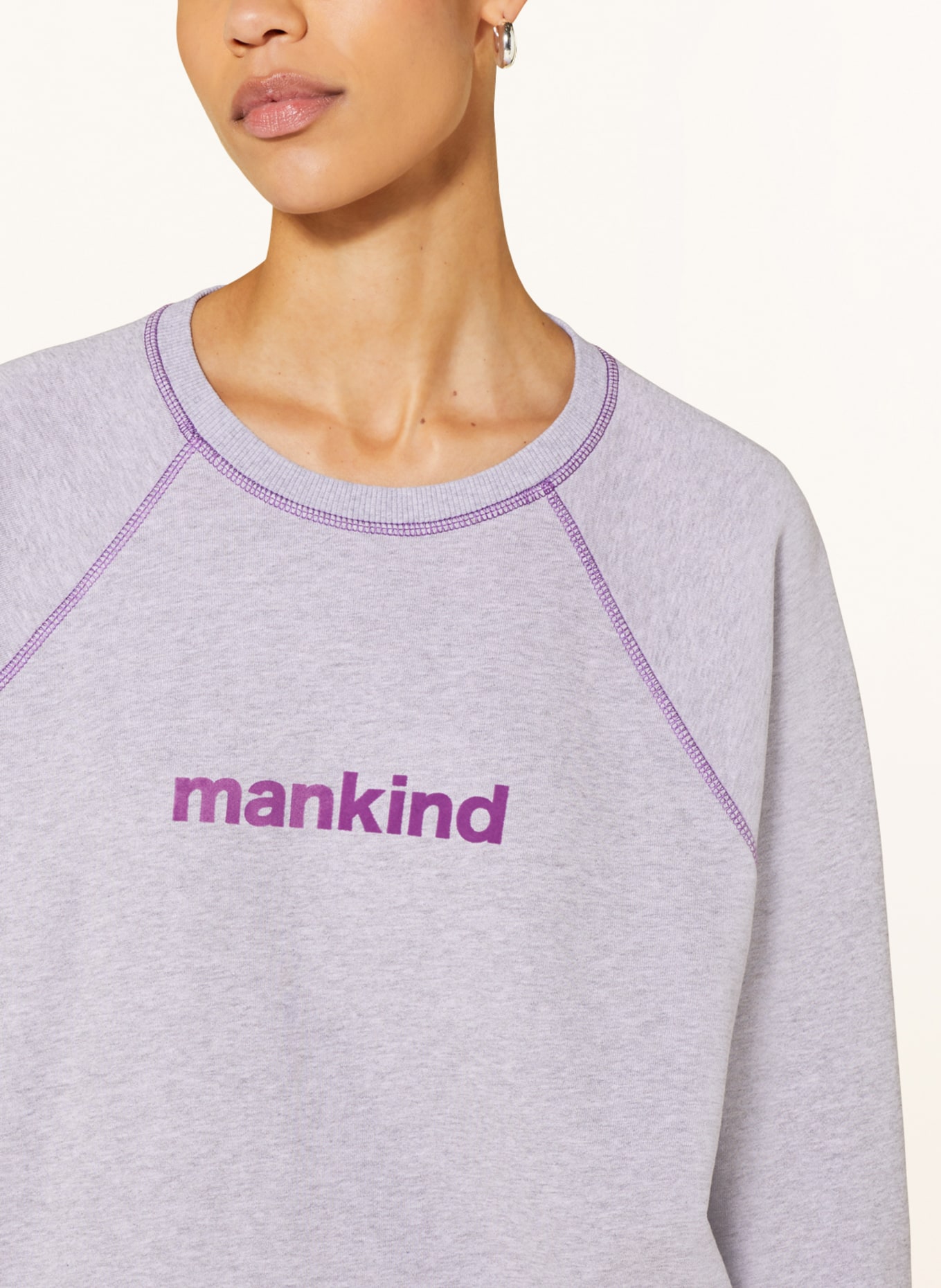 7 for all mankind Sweatshirt, Farbe: HELLLILA (Bild 4)
