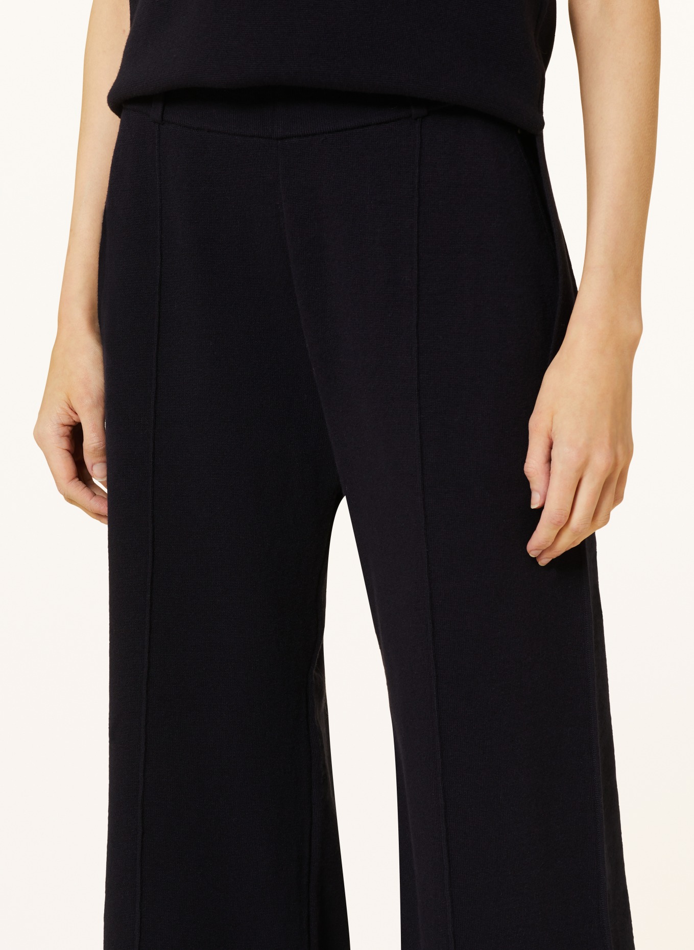 COS Knit trousers, Color: DARK BLUE (Image 5)