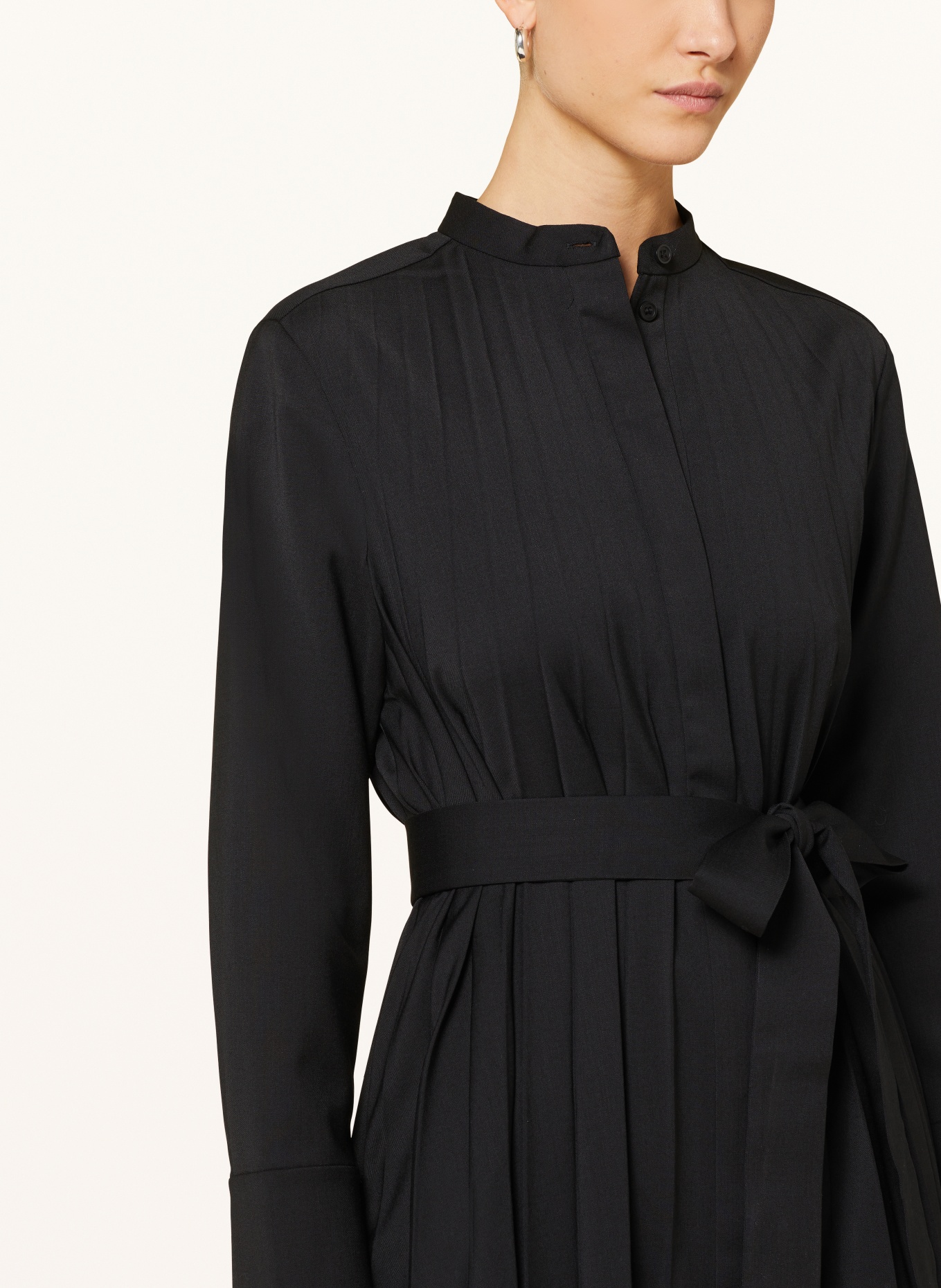 COS Pleated dress, Color: BLACK (Image 4)