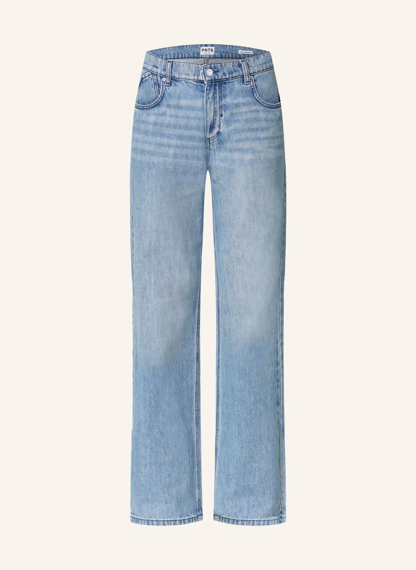 PNTS Straight Jeans THE BAGGY, Farbe: 29 BLEACHED INDIGO (Bild 1)