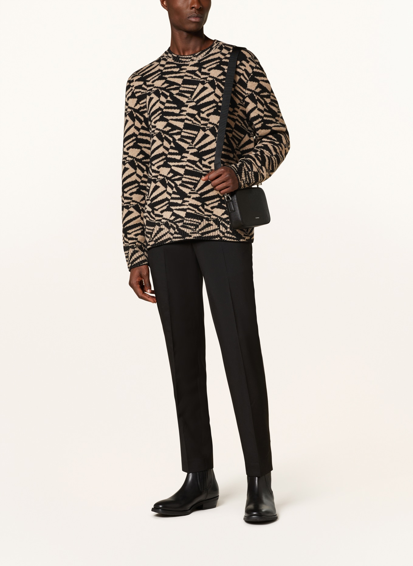 COS Sweater, Color: BEIGE/ BLACK (Image 2)