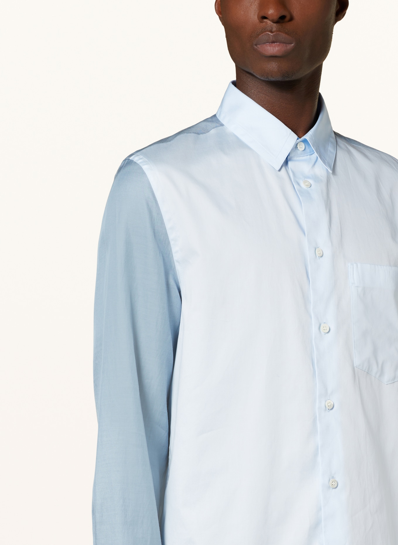 COS Shirt relaxed fit, Color: LIGHT BLUE (Image 5)