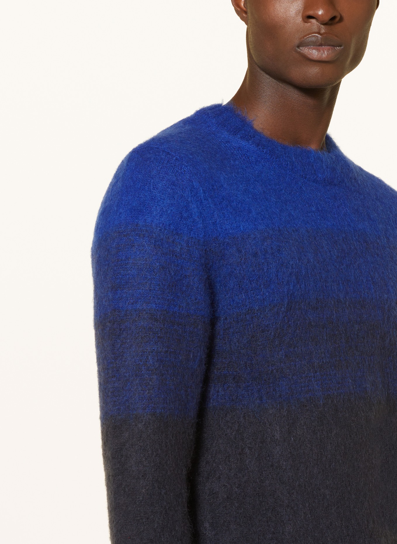 COS Sweater RUE with mohair, Color: BLUE/ DARK BLUE (Image 4)