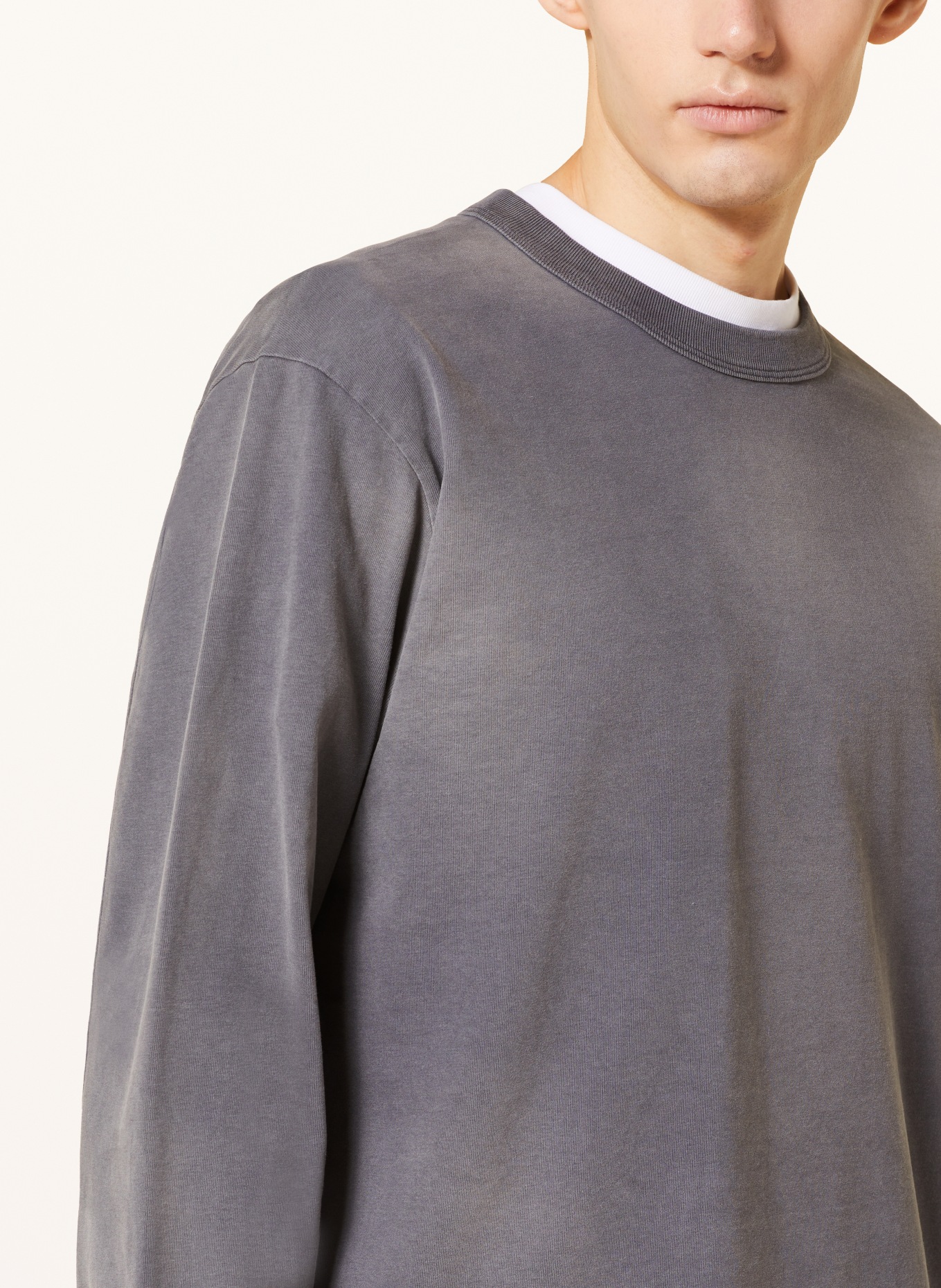 COS Long sleeve shirt, Color: DARK GRAY (Image 4)