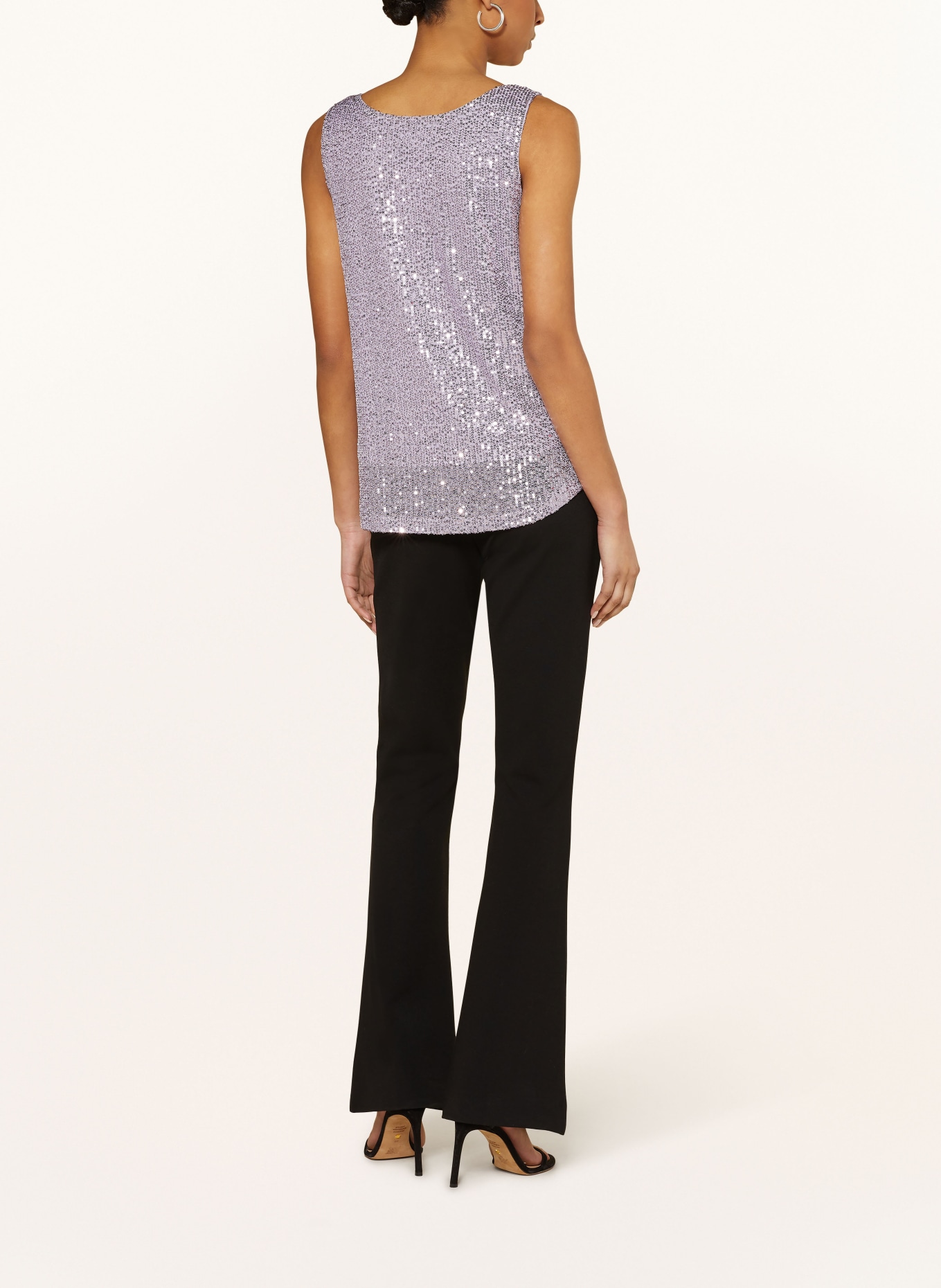 darling harbour Top with sequins, Color: VIOLA (Image 3)