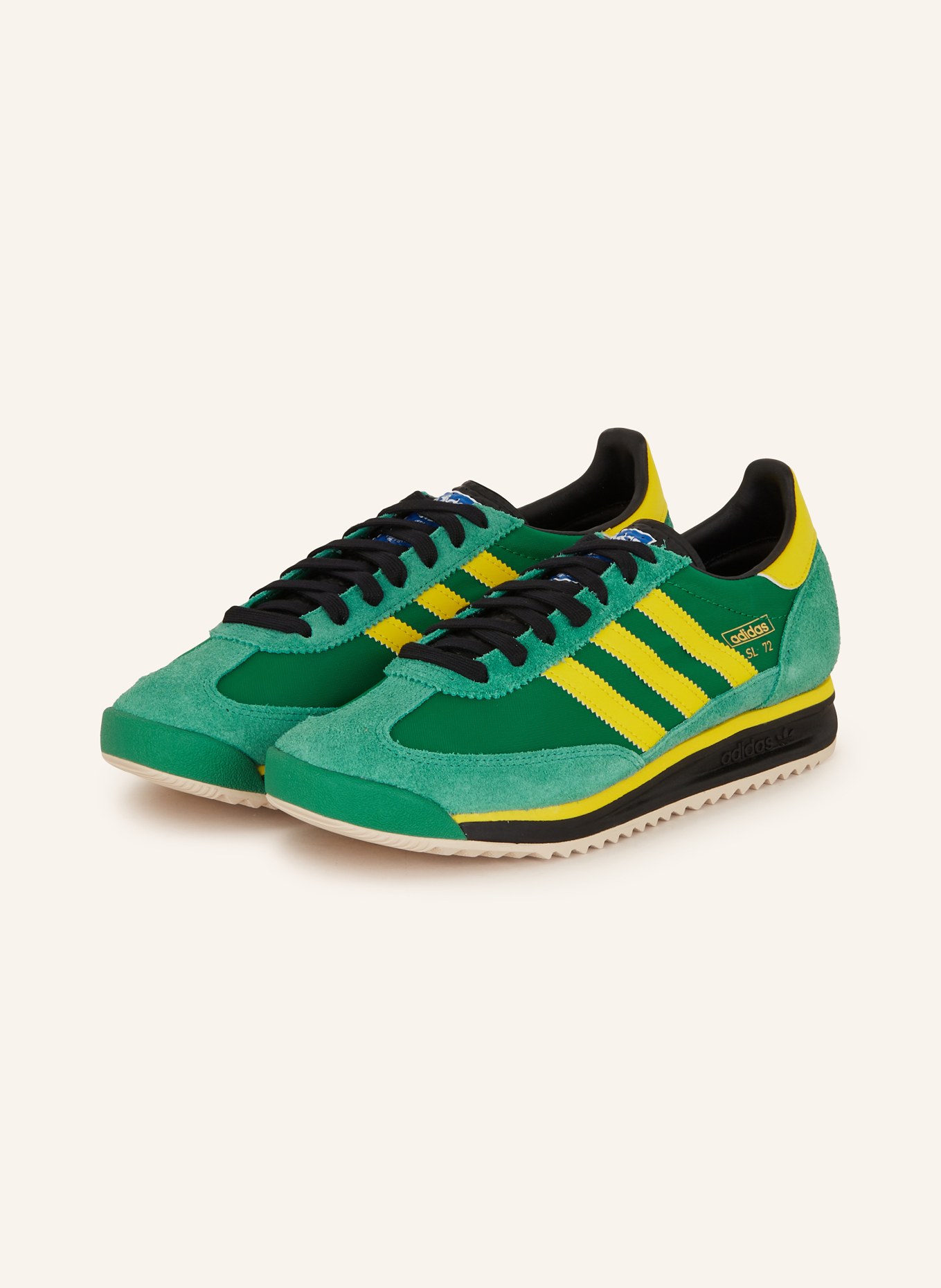 adidas Originals Sneakers SL 72 RS, Color: GREEN/ YELLOW (Image 1)